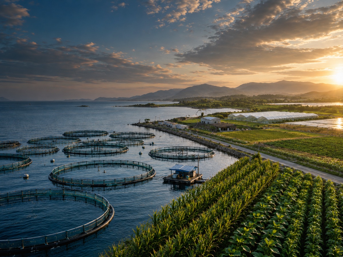 Agriculture & Aquaculture — fish farming and high-yield programmes