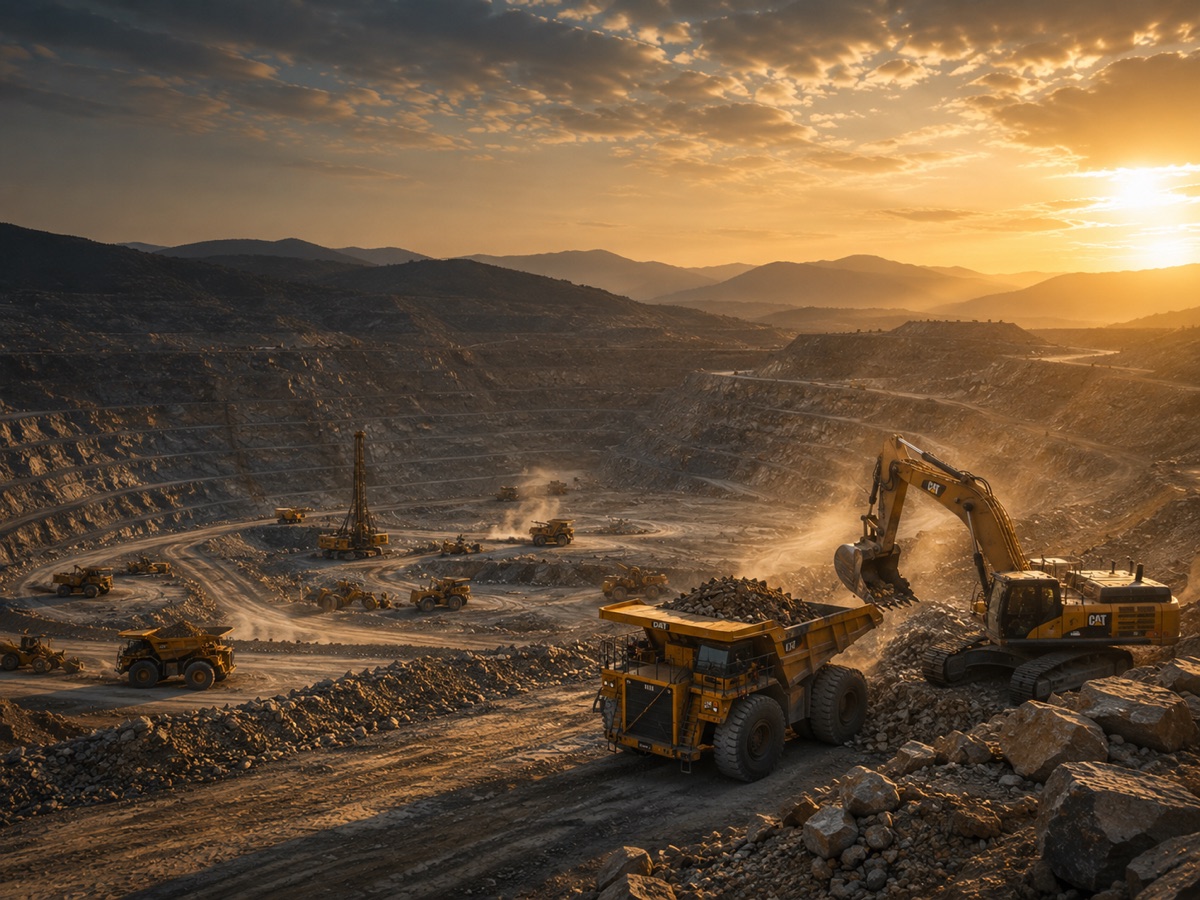 Mining & Extraction — gold mining operations with in-country partners